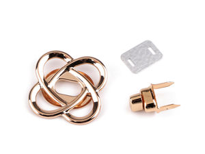 Premium 49x49mm Metal Twist Lock Clasp Set for Handbags, Purses, and Backpacks - Designer Bag Fastener Hardware