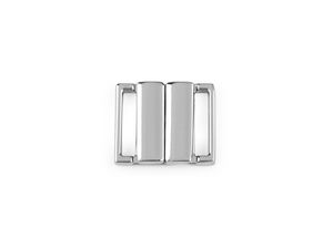 Premium Nickel Metal Safety Clasp Fastener for Swimwear, Lingerie & Belts - 15mm