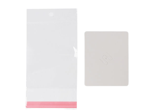 Premium Brooch Display Cards with Adhesive Euro Hanger Bags (6x7.5 cm) - Elegant Jewelry Presentation & Retail Packaging