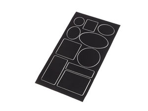 Waterproof Self-Adhesive Fabric Repair Patches - Multi-Shape Instant Mending Kit for Clothes, Raincoats, and Umbrellas