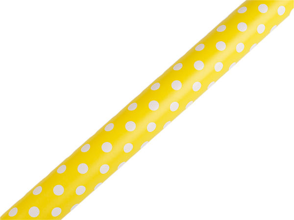 Premium Polka Dot Gift Wrapping Paper Roll (0.7m x 2m) - Matte Finish, Tear-Resistant Craft Wrapping for Birthdays, Holidays & Celebrations