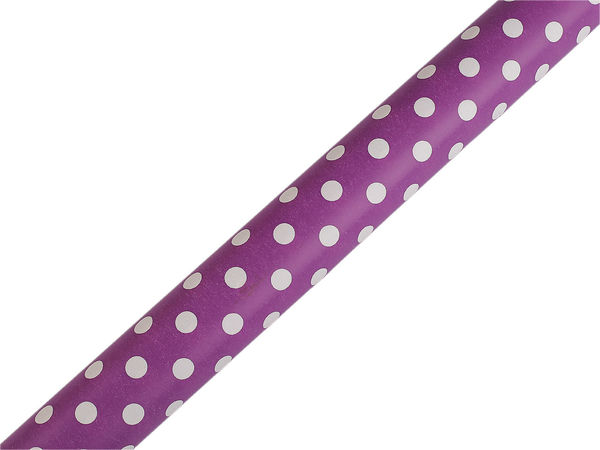 Premium Polka Dot Gift Wrapping Paper Roll (0.7m x 2m) - Matte Finish, Tear-Resistant Craft Wrapping for Birthdays, Holidays & Celebrations
