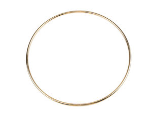 Premium Metal O-Ring Craft Hoop & Purse Handle (Ø21.3cm) | Unwelded Round Metal Ring for Bags, Dreamcatchers & DIY Crafts