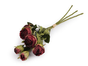 Premium Lifelike Artificial Rose Bouquet for Home Decor, Wreaths, and Floral Arrangements