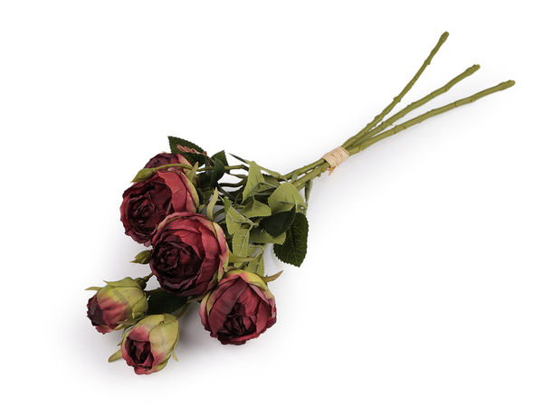 Premium Lifelike Artificial Rose Bouquet for Home Decor, Wreaths, and Floral Arrangements