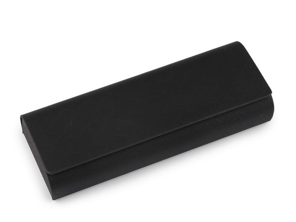 Premium Hard-Shell Metal Glasses Case with Magnetic Closure & Protective Suede Lining (6 x 15.5 cm)
