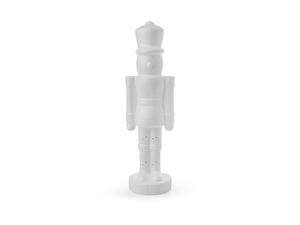 DIY Christmas Nutcracker Soldier Polystyrene Craft Shape with Metal Reinforcement, 10x35 cm