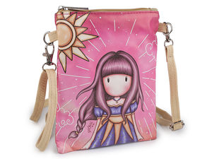 Girls' Printed Crossbody Handbag - Premium Mini Shoulder Bag with Adjustable Strap and Double-Sided Design (15 x 18.5 cm)