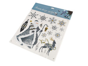 Premium 3D Christmas Window and Door Stickers - Textured Holiday Decors & Crafting Accessories