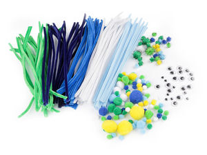 Kids Ultimate DIY Craft and Creative Activity Set - 300-Piece Assorted Art Supplies Kit