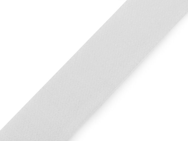 Premium Double-Sided Hook and Loop Fastener Tape (30mm) - White Back-to-Back Organizing & Cable Management Roll