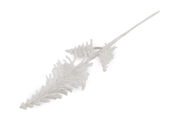 Artificial Snowy Christmas Tree Picks on Florist Wire for Winter Bouquets, Floral Arrangements, and Holiday Crafts