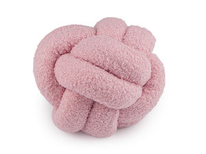 Premium Bouclé Knot Decorative Pillow - Elegant Spherical Accent Cushion (Ø20 cm)