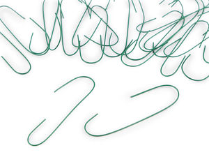Premium Green Floral Wire Hooks for Christmas Tree Ornaments and Crafts - 100-Pack