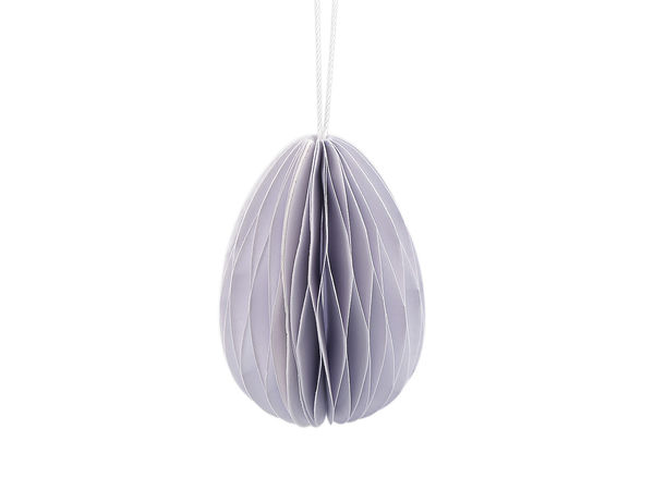 3D Honeycomb Paper Easter Egg Hanging Ornament with Magnetic Closure