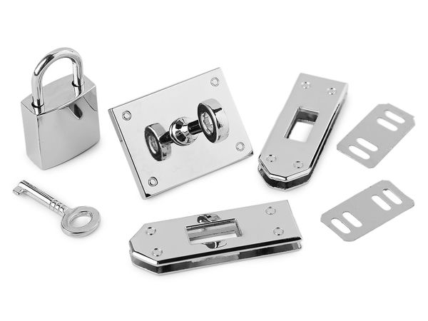Premium Twist Lock Handbag Fastener Set - Designer Purse and Bag Closure for 15mm Straps
