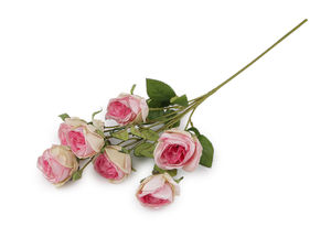 Premium Artificial Rose Bouquet – 7-Stem Lifelike Faux Rose Bunch for Vases, Floral Arrangements, and Ikebana DIY Crafts
