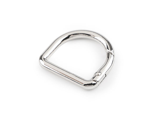 Solid Metal Half-Ring Carabiner Clip for Handbags & Backpacks (Fits 22mm)