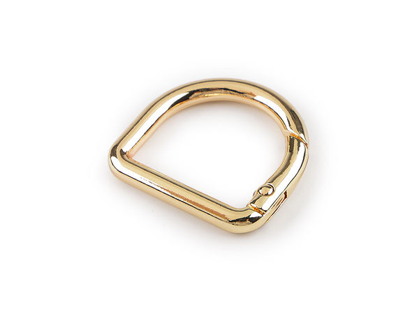 Solid Metal Half-Ring Carabiner Clip for Handbags & Backpacks (Fits 22mm)