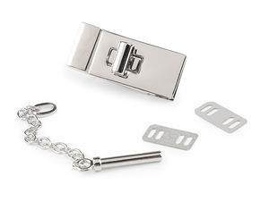 Premium Metal Bag Fastener Set with Chain Link Closure | Elegant Handbag & Purse Lock for Flap Bags