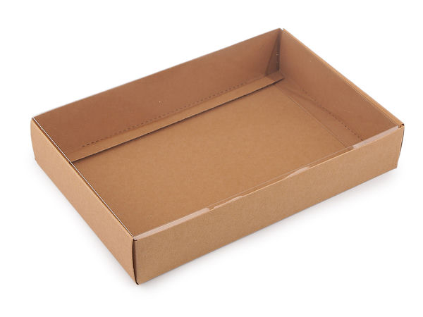 Premium Natural Brown Paper Gift Box with Transparent Lid - Easy-to-Assemble Kraft Display Box