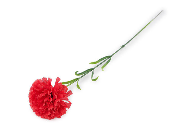 Premium Artificial Carnation Stem with Bendable Wire Core for Floral Arrangements, Wreaths, and DIY Crafts
