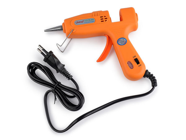 Dual-Temperature Hot Melt Glue Gun (15W/25W) for Ø7mm Sticks – Lightweight Crafting & DIY Glue Gun with Stand