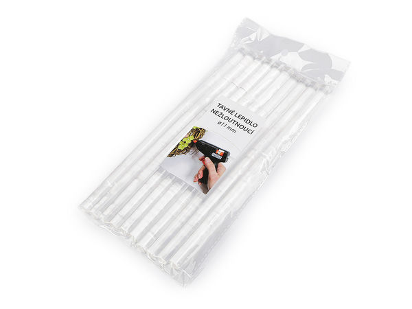 Premium Transparent Hot Melt Glue Sticks - 11mm Diameter, 25cm Length - High-Strength, Non-Yellowing Adhesive for Crafts, DIY, and Repairs