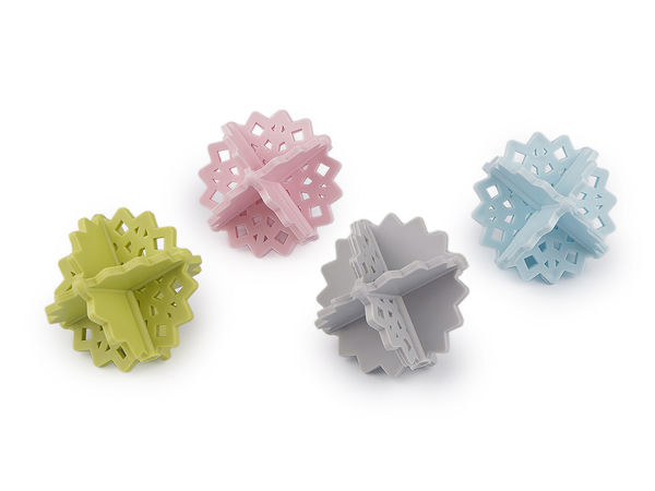 Premium Reusable Laundry Dryer & Washing Machine Balls (Set of 4) - Eco-Friendly Softener Alternative, Prevents Tangling & Reduces Drying Time