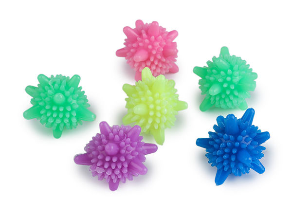 Premium Reusable Laundry Dryer & Washing Machine Balls (Set of 6) - Eco-Friendly Softener Alternative, Anti-Tangle & Fast Drying