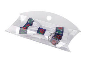 Handmade Folk-Style Satin Bow Tie | Elegant Adjustable 12cm Formal Accessory