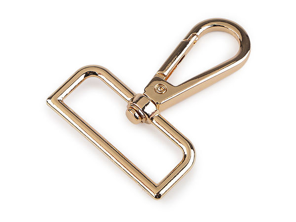 Premium Metal Swivel Carabiner Snap Hook, Fits 38mm (1.5 Inch) Strap for Bags, Purses, and Dog Leashes