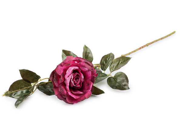 Premium Artificial Rose Stem with Bendable Wired Stem for Floral Arrangements, Home Decor, and DIY Crafts