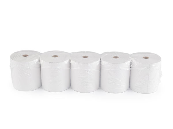 Premium 80mm Thermal Cash Register & Terminal Rolls (80m Length, 12mm Core) - White