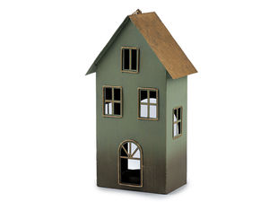 Premium Metal Candle House Lantern - Hanging & Tabletop Decorative Candle Holder