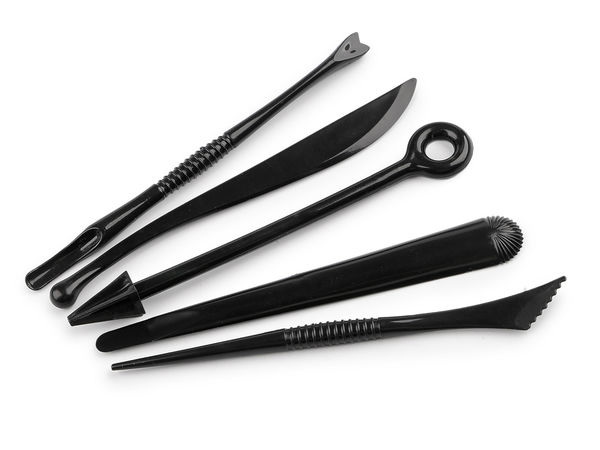 Premium 5-Piece Clay Modeling & Sculpting Tool Set - Professional Detailing, Texturing & Shaping Kit for Polymer Clay, Fimo & Plaster