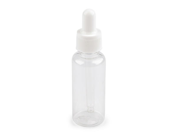 Clear Plastic Pipette Bottle with Glass Dropper (48 ml) – Precise Liquid Dosing for Arts, Crafts, and Hobbies