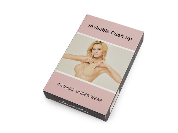 Invisible Adhesive Push-Up Bra Cups - Reusable Lift & Shape Breast Pads - Nude