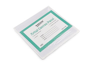 Professional Cotton Canvas Panel 20x20 cm – Acid-Free Pre-Primed Gesso Painting Board for Oils & Acrylics
