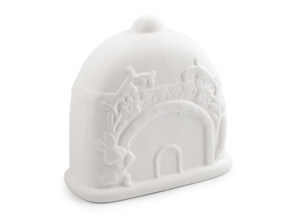 DIY Paintable House Coin Bank - Creative Crafting Money Saving Box for Kids and Adults