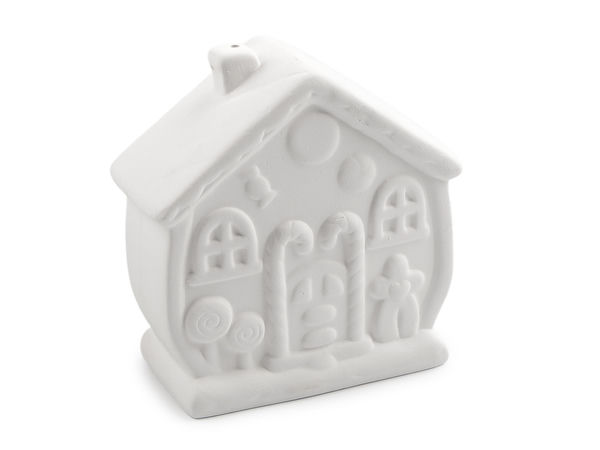 DIY Paintable House Coin Bank - Creative Crafting Money Saving Box for Kids and Adults
