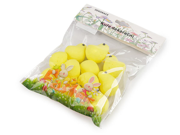 Decorative Polystyrene Easter Chick for DIY Crafts, Spring Wreaths, and Festive Workshops