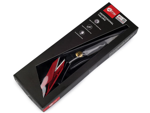 PIN Professional Tailor's Shears and Precision Snaps Set - Premium Forged Steel Fabric Scissors (27-28 cm)