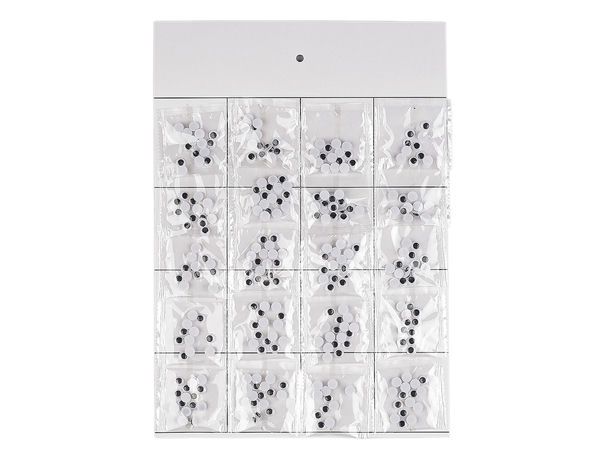 Self-Adhesive Googly Eyes with Movable Pupils (6-12mm) - Premium Craft Eyes for Toy Making, Dolls, and DIY Projects