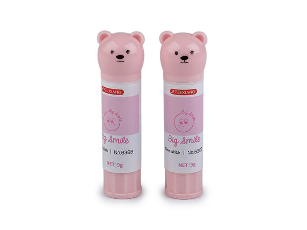Big Smile Premium Solid Glue Stick (9g) - Washable, Non-Toxic Craft Adhesive for Paper and Cardboard