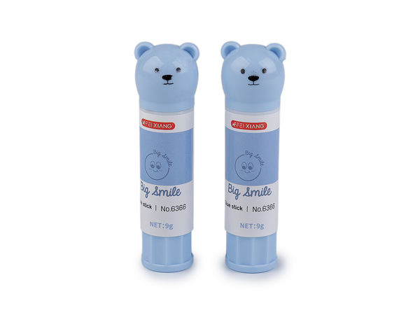 Big Smile Premium Solid Glue Stick (9g) - Washable, Non-Toxic Craft Adhesive for Paper and Cardboard