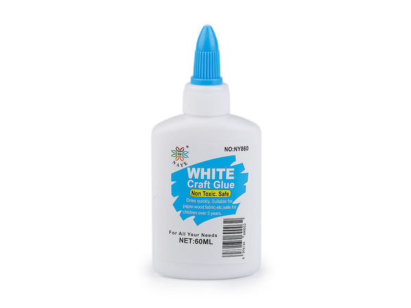 Premium Multi-Purpose Craft Glue (60ml) - Clear-Drying Adhesive for Wood, Paper, Cardboard & Fabric - Non-Toxic & Precision Dispenser