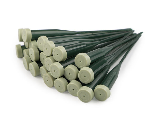 An elegant, high-converting E-commerce rewrite for the product group has been created, preserving all dimensions and technical specifications while presenting the product in a premium format.


TITLE: Green Floral Water Picks - Leak-Proof Florist Water Tu