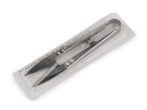 Premium 11cm Stainless Steel Thread Snips - Precision Embroidery & Sewing Scissors (Nickel Finish)