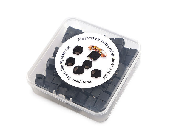 Premium Mini Display Magnets for Buttons & Small Accessories (8x8 mm) - Professional Haberdashery Store Equipment